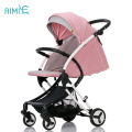 AimiLE Marke eine Fußbremse faltender Kinderwagen rosa Farben Kinderwagen Kinderwagen hergestellt in China